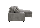 LV01882 Tavia Reversible Sectional Sofa with 6 Pillows