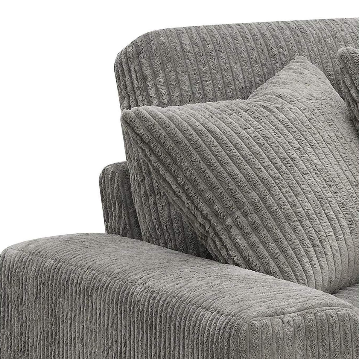 LV01882 Tavia Reversible Sectional Sofa with 6 Pillows