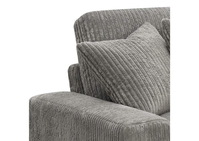 LV01882 Tavia Reversible Sectional Sofa with 6 Pillows