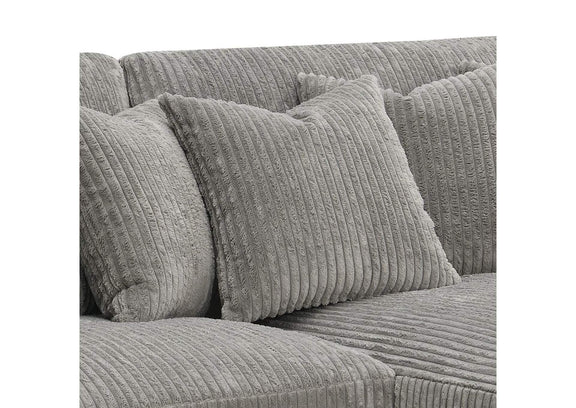 LV01882 Tavia Reversible Sectional Sofa with 6 Pillows