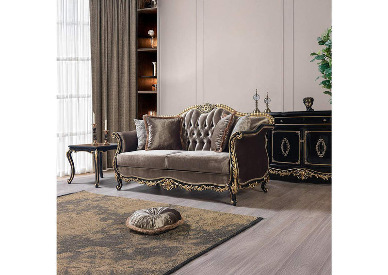 LV01888 Betria Loveseat with 4 Pillows
