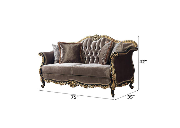 LV01888 Betria Loveseat with 4 Pillows