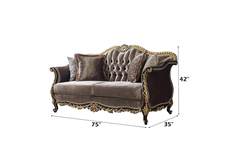 LV01888 Betria Loveseat with 4 Pillows