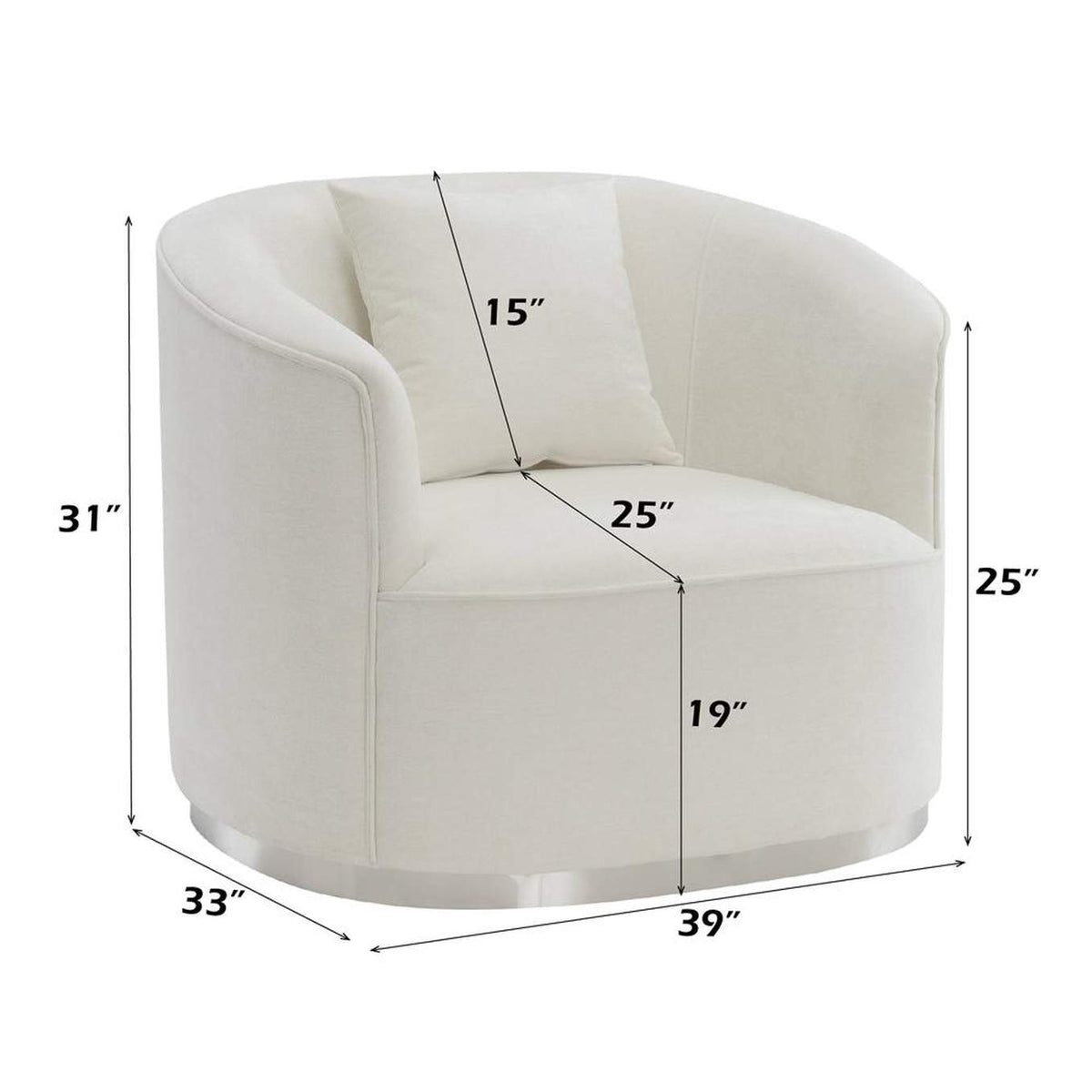 LV01919 Odette Chair with Pillow