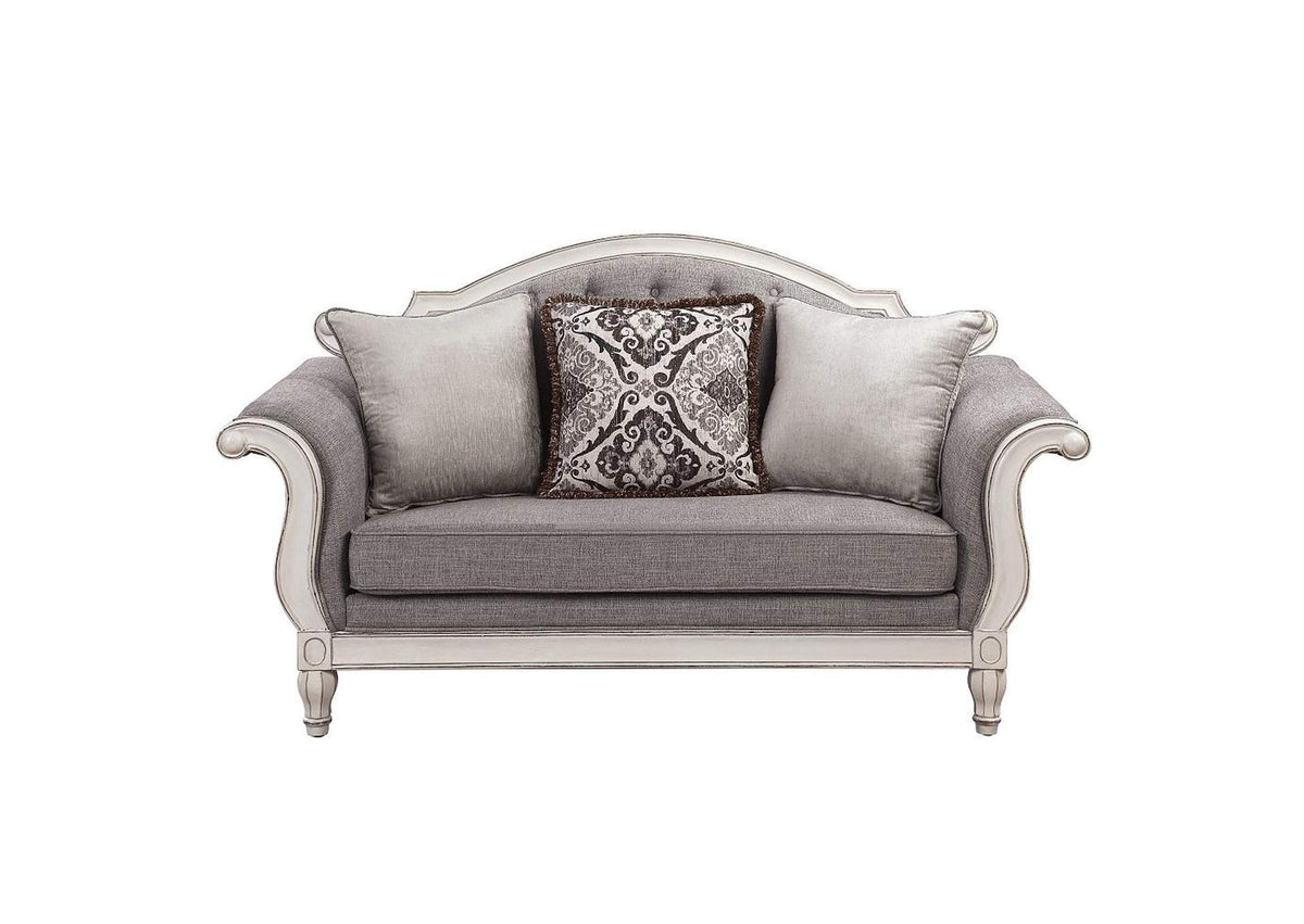 LV02120 Florian Loveseat with 3 Pillows
