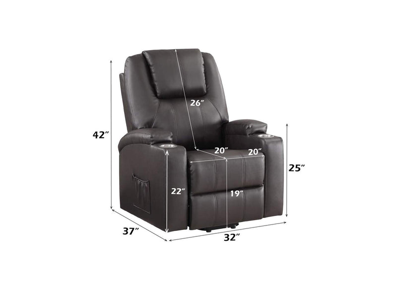 LV02181 Recliner with Power Lift and Massage