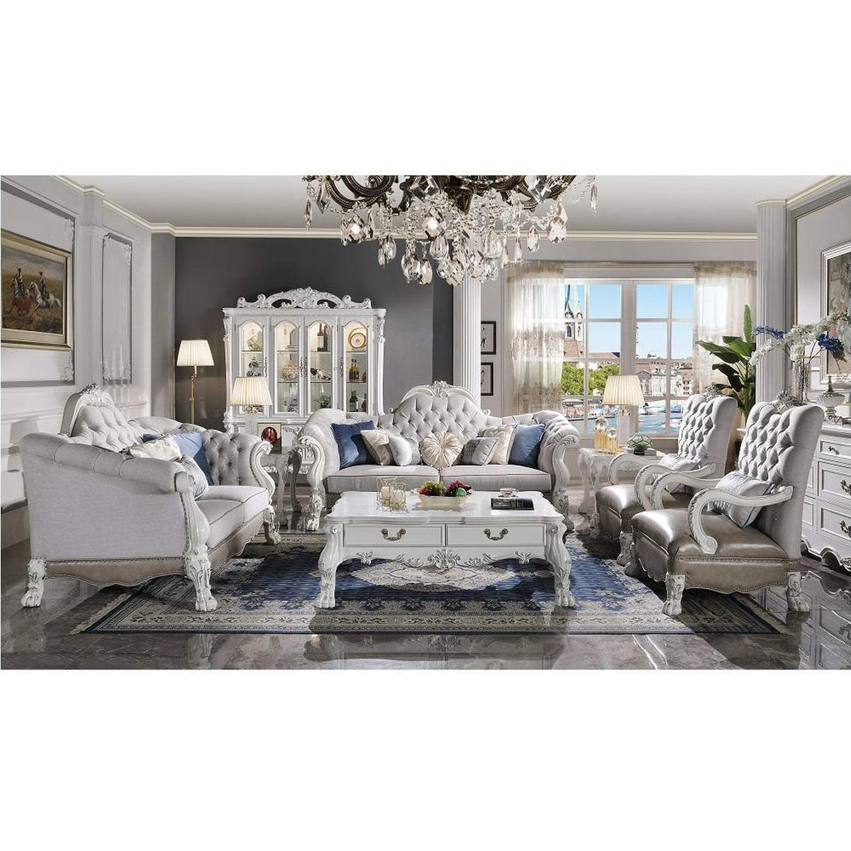 LV02244 Dresden Sofa with 7 Pillows