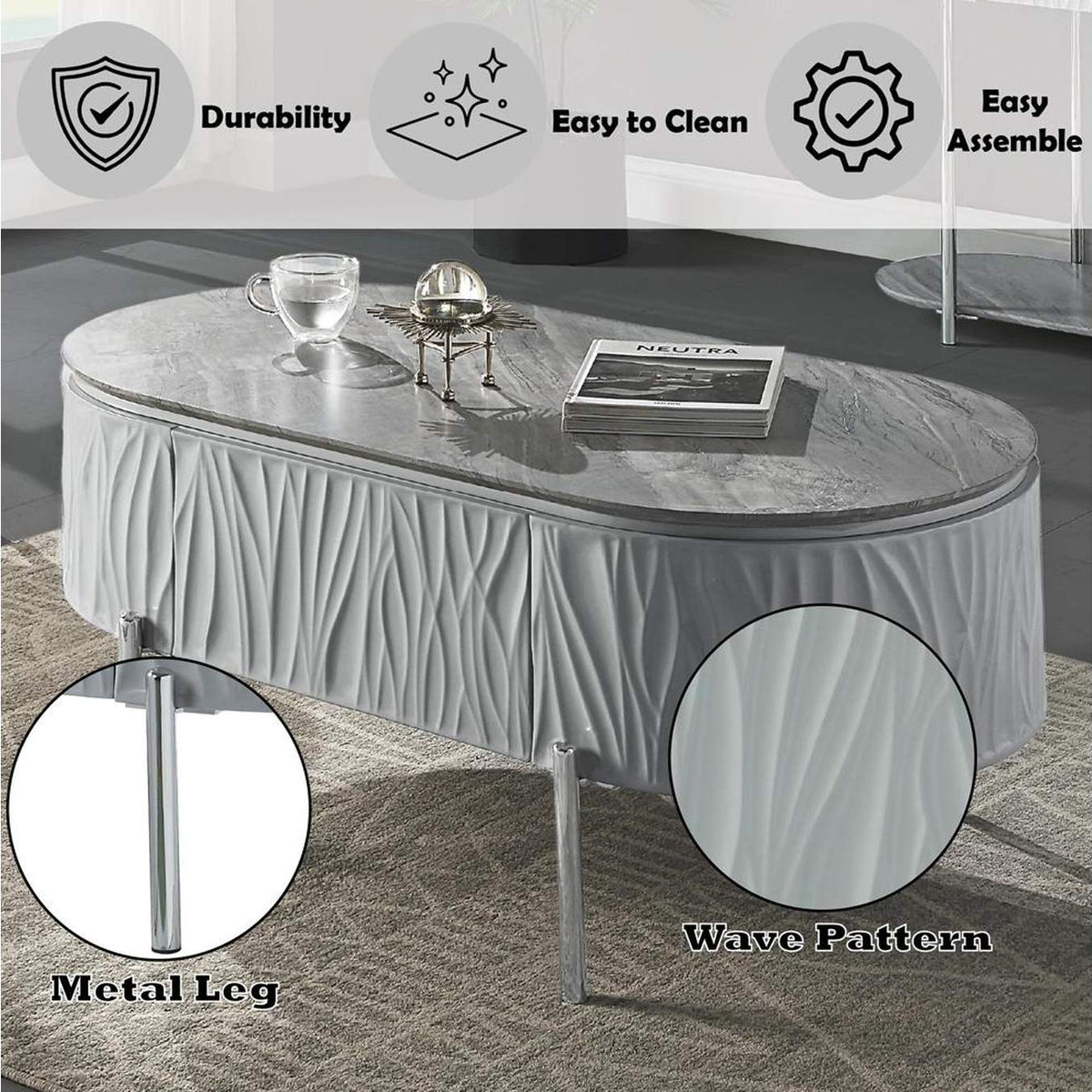 LV02411 Yukino Coffee Table