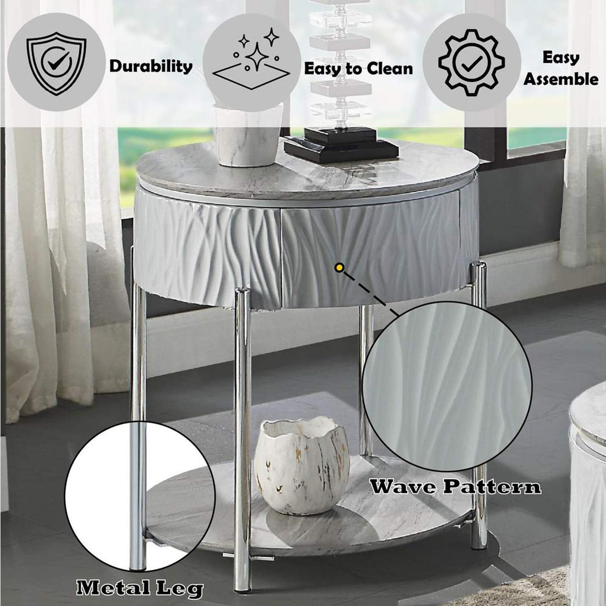 LV02412 Yukino End Table