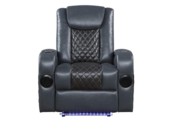 LV02459 Alair Power Motion Recliner with Bluetooth, Wireless Charger and Cupholder