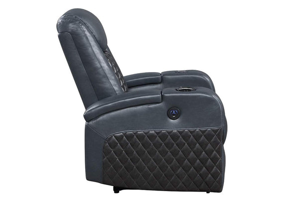 LV02459 Alair Power Motion Recliner with Bluetooth, Wireless Charger and Cupholder