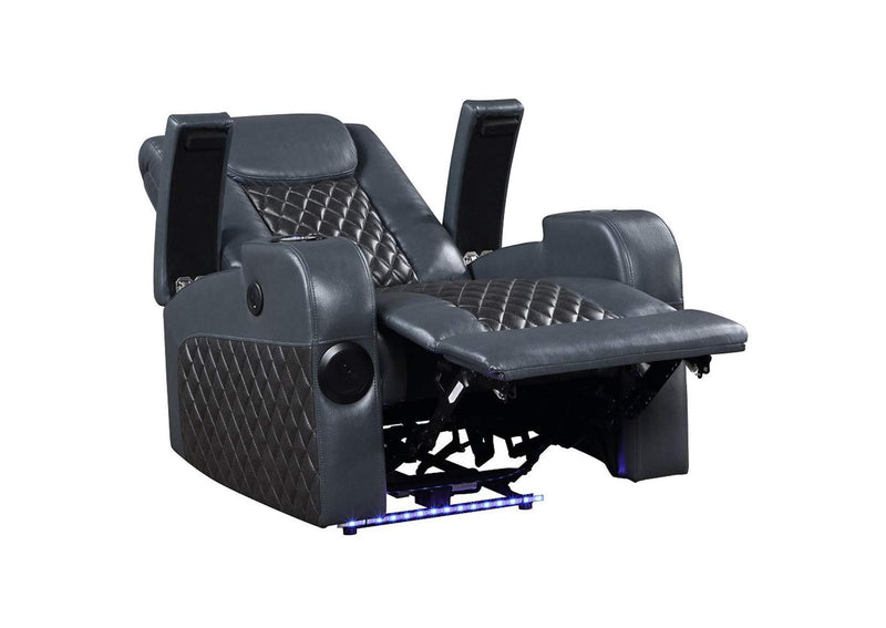 LV02459 Alair Power Motion Recliner with Bluetooth, Wireless Charger and Cupholder
