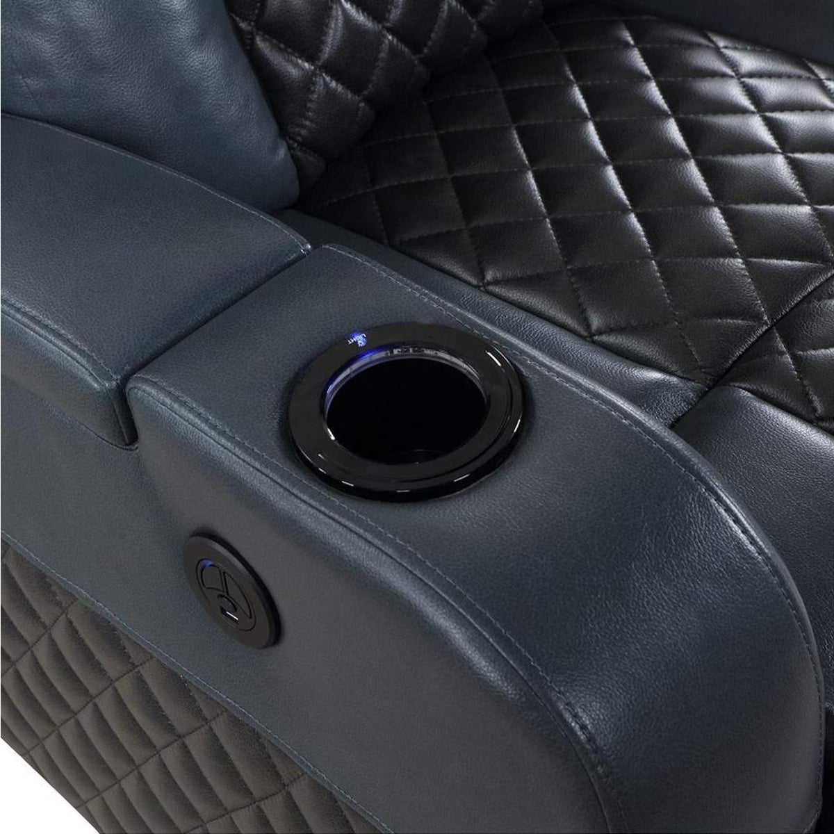 LV02459 Alair Power Motion Recliner with Bluetooth, Wireless Charger and Cupholder