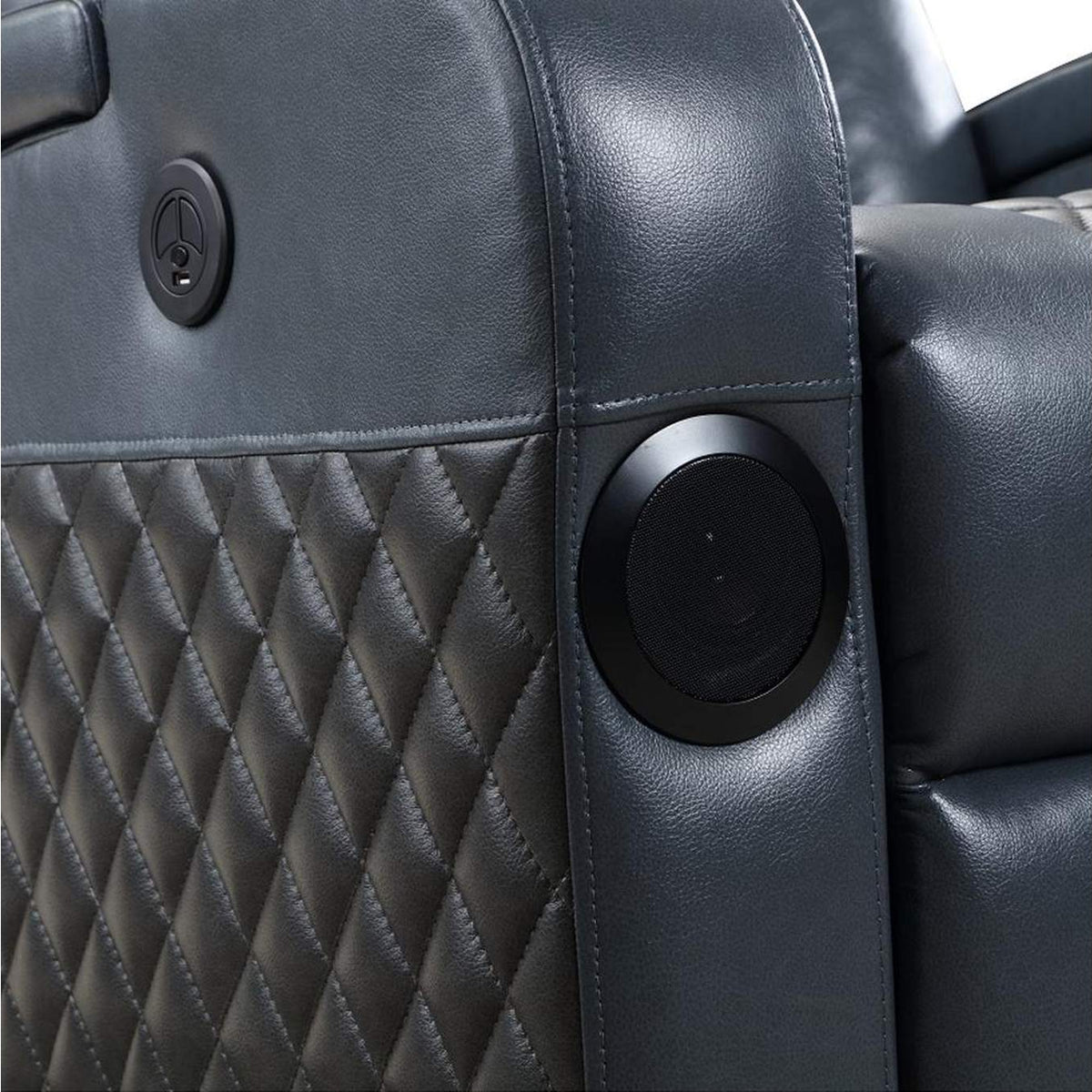 LV02459 Alair Power Motion Recliner with Bluetooth, Wireless Charger and Cupholder