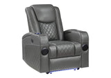LV02460 Alair Power Motion Recliner with Bluetooth, Wireless Charger and Cupholder