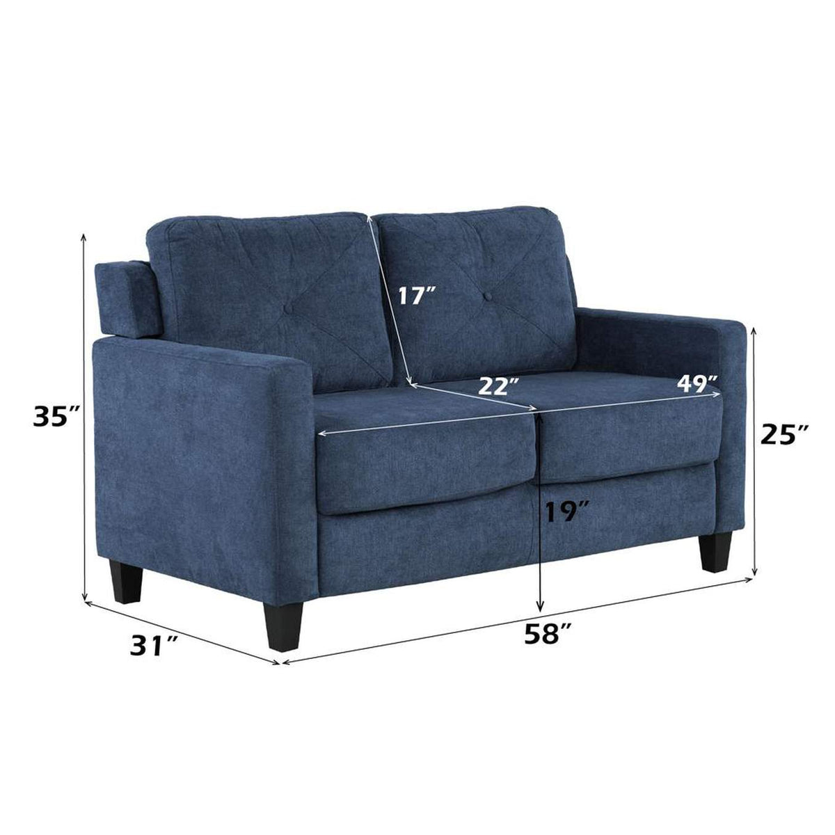 LV02518 Horatio Loveseat