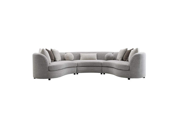 LV02541 Ivria Sectional Sofa with 9 Pillows