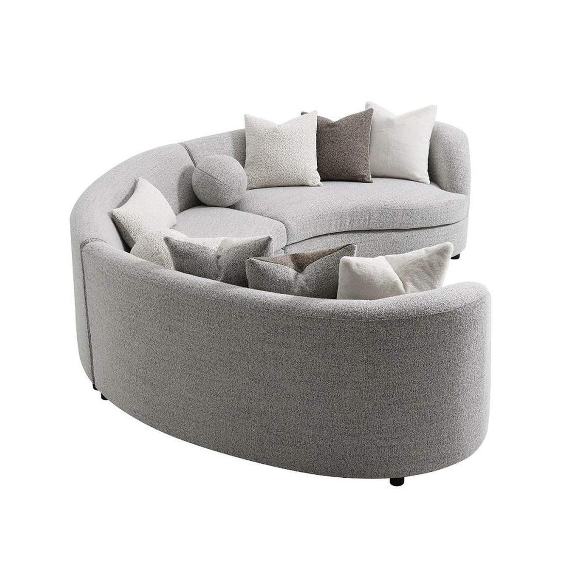 LV02541 Ivria Sectional Sofa with 9 Pillows
