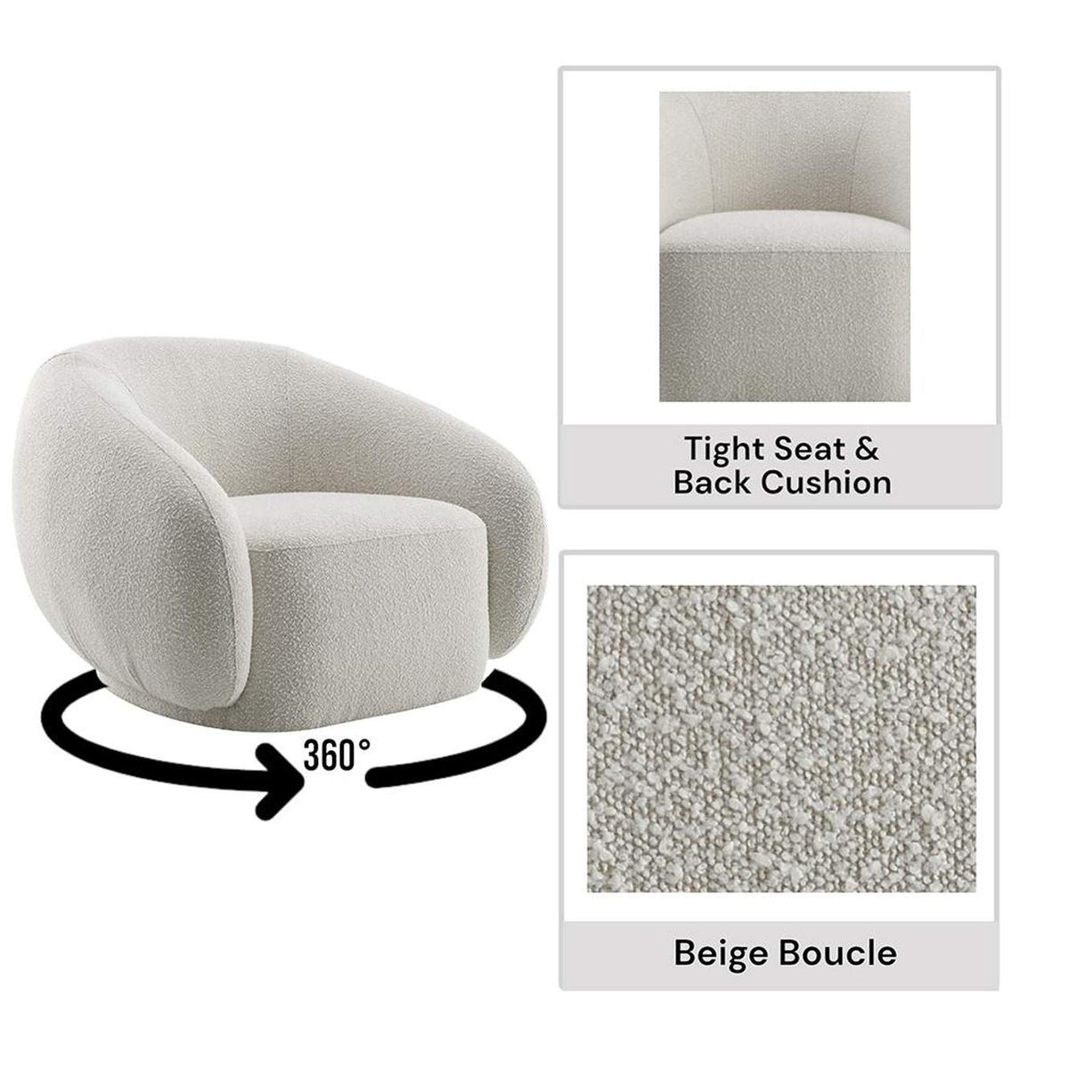 LV02543 Isabel Chair with Swivel