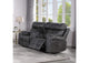 LV02571 Hirah Motion Loveseat with Console and USB Port
