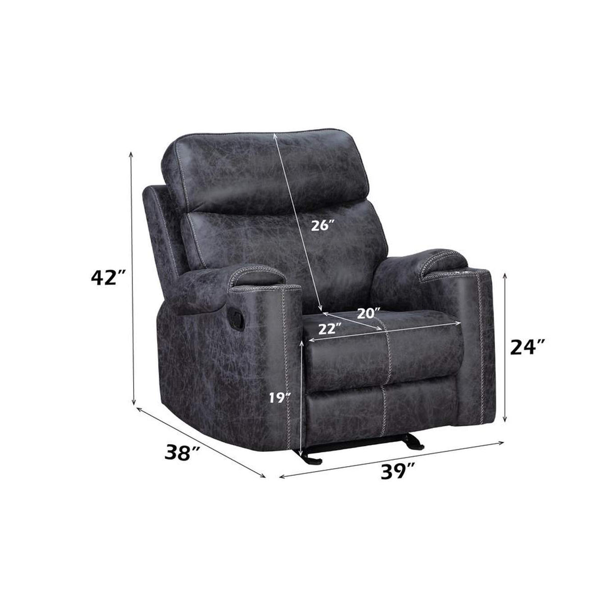 LV02572 Hirah Motion Glider Recliner