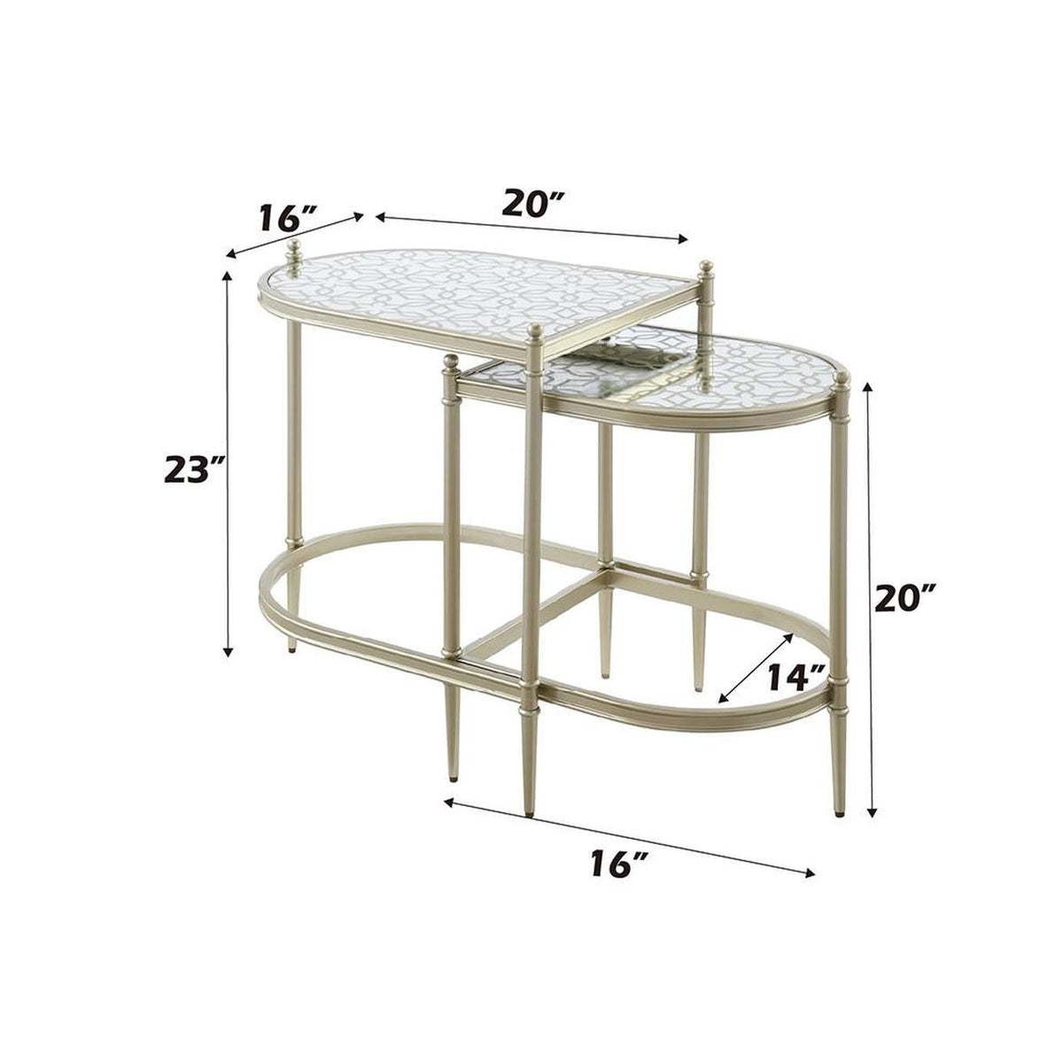 LV02764 Zaba Nesting Table