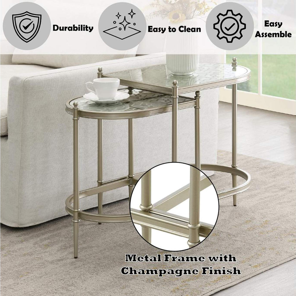 LV02764 Zaba Nesting Table