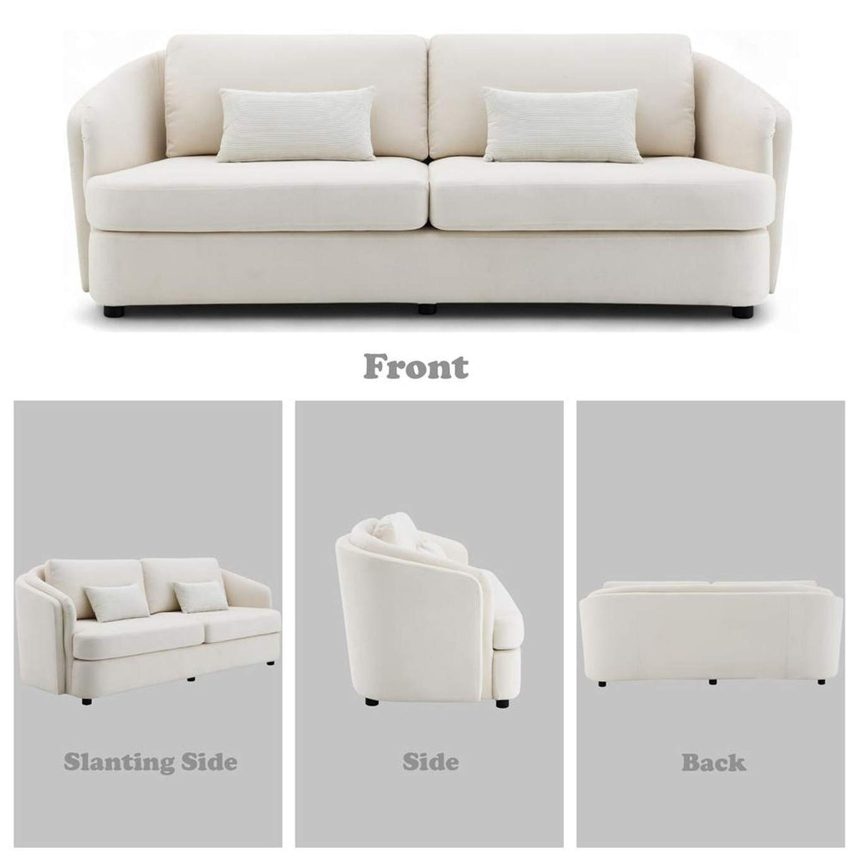 LV02770 Mariko Sofa with 2 Pillows