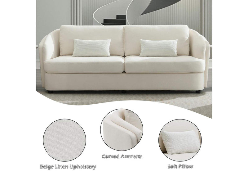 LV02770 Mariko Sofa with 2 Pillows