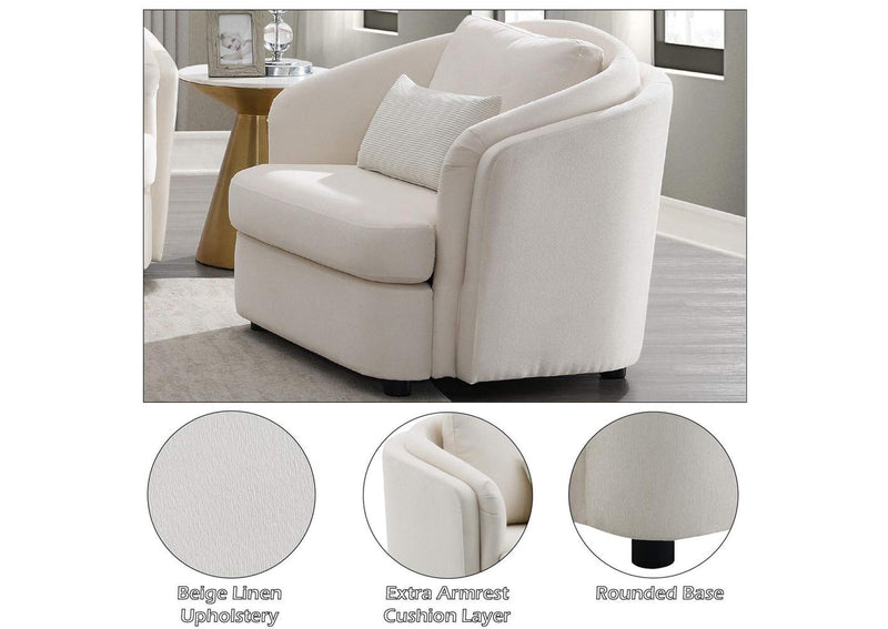 LV02772 Mariko Chair with Pillow