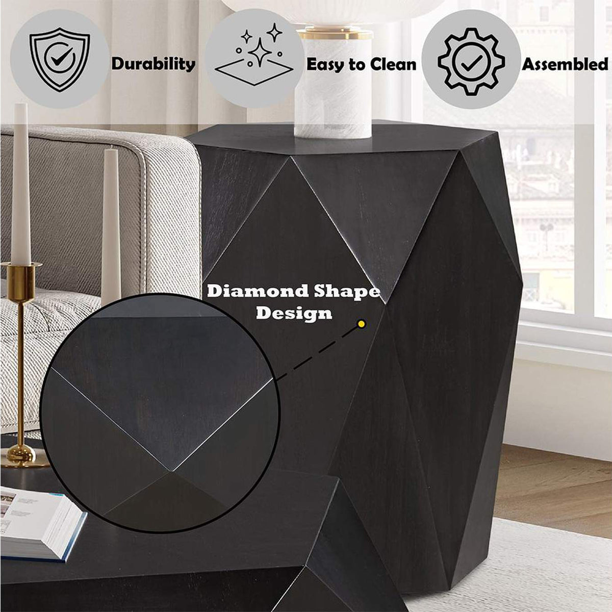 LV02776 Hanniel End Table