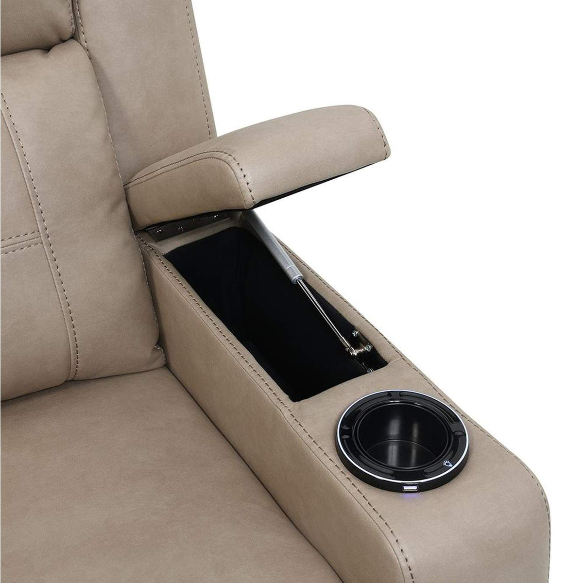 LV02832 Lugo Power Motion Recliner with Cup Holder