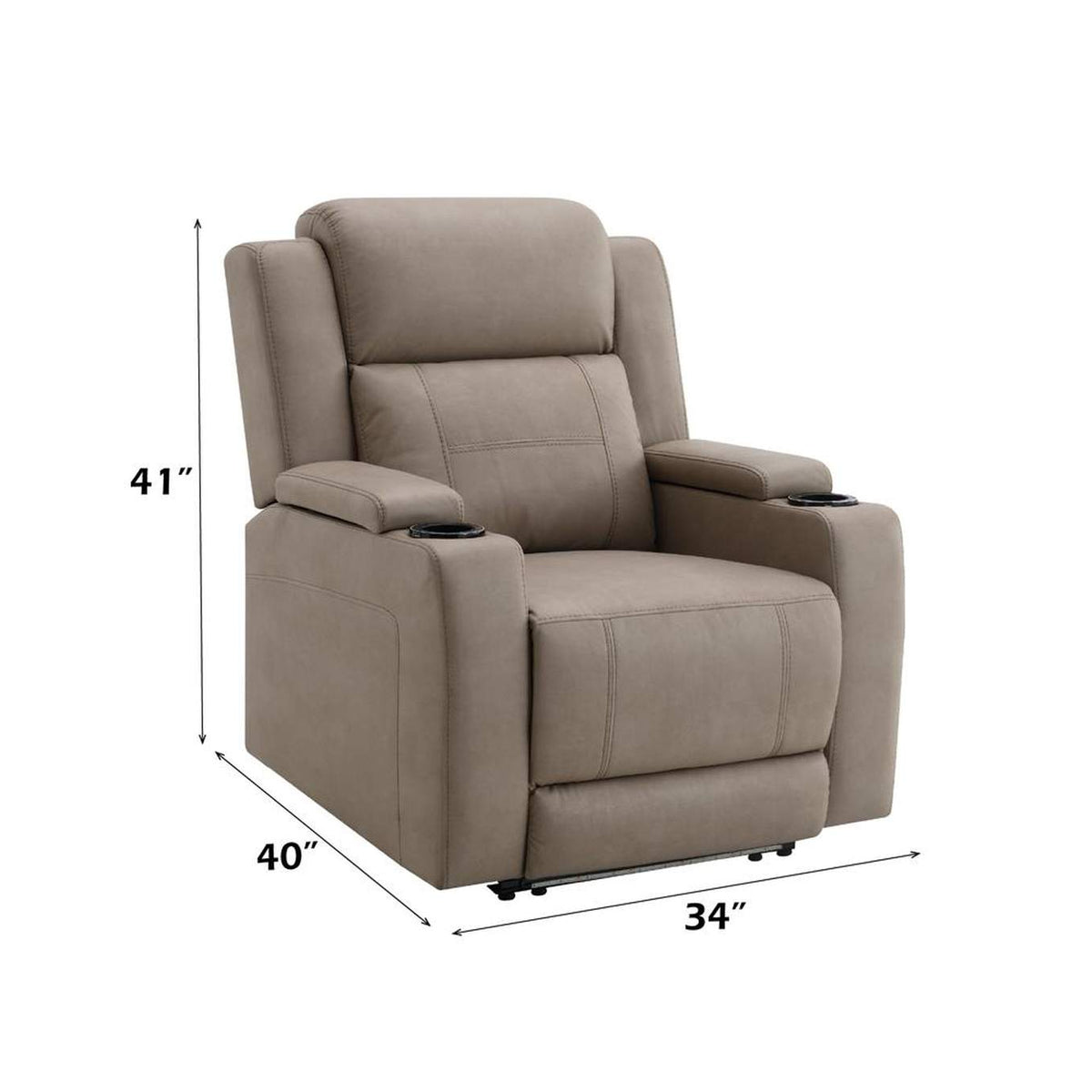 LV02832 Lugo Power Motion Recliner with Cup Holder