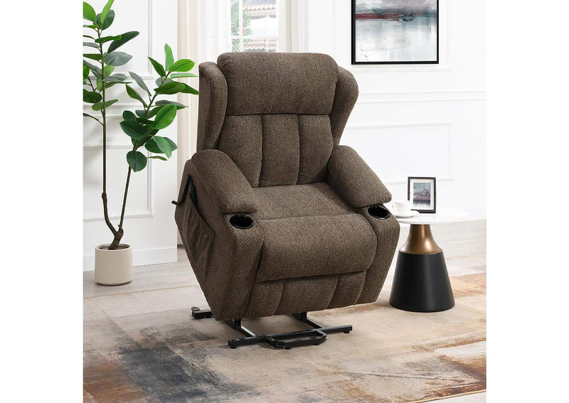 LV02833 Lusio Power Motion Recliner with Lift and Cup Holder