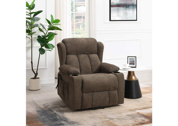 LV02833 Lusio Power Motion Recliner with Lift and Cup Holder
