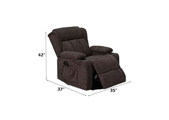 LV02833 Lusio Power Motion Recliner with Lift and Cup Holder