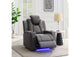 LV02834 Leuco Power Motion Recliner with Cup Holder, Control, Led and Power Headrest