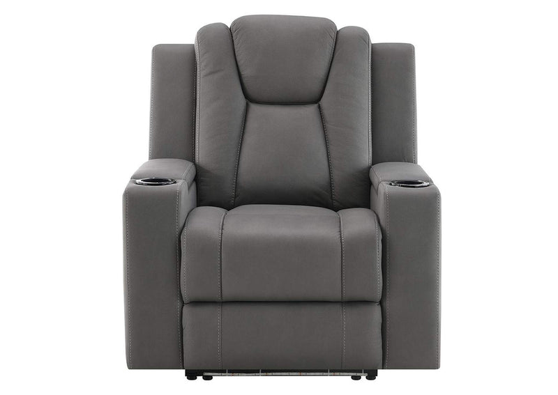 LV02834 Leuco Power Motion Recliner with Cup Holder, Control, Led and Power Headrest