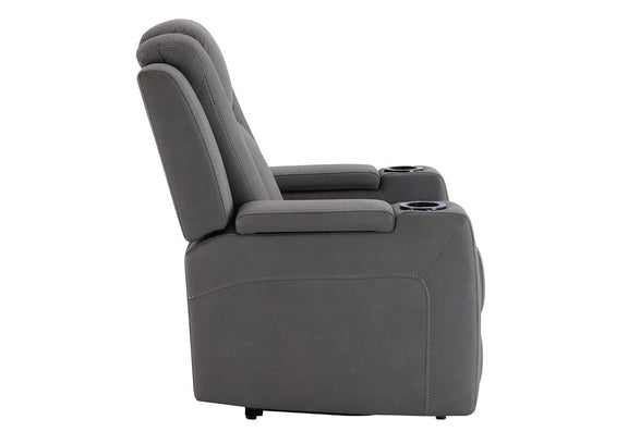 LV02834 Leuco Power Motion Recliner with Cup Holder, Control, Led and Power Headrest
