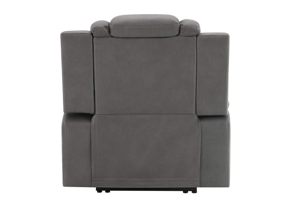 LV02834 Leuco Power Motion Recliner with Cup Holder, Control, Led and Power Headrest