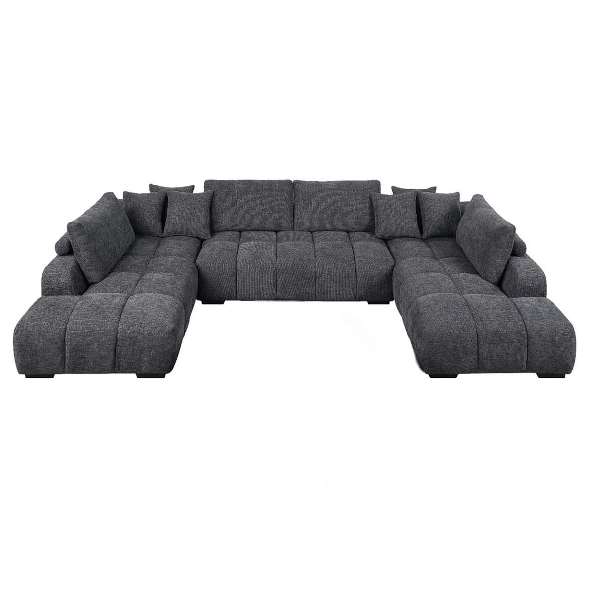 LV02840 Chosen Sectional Sofa with 6 Pillows