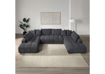 LV02840 Chosen Sectional Sofa with 6 Pillows