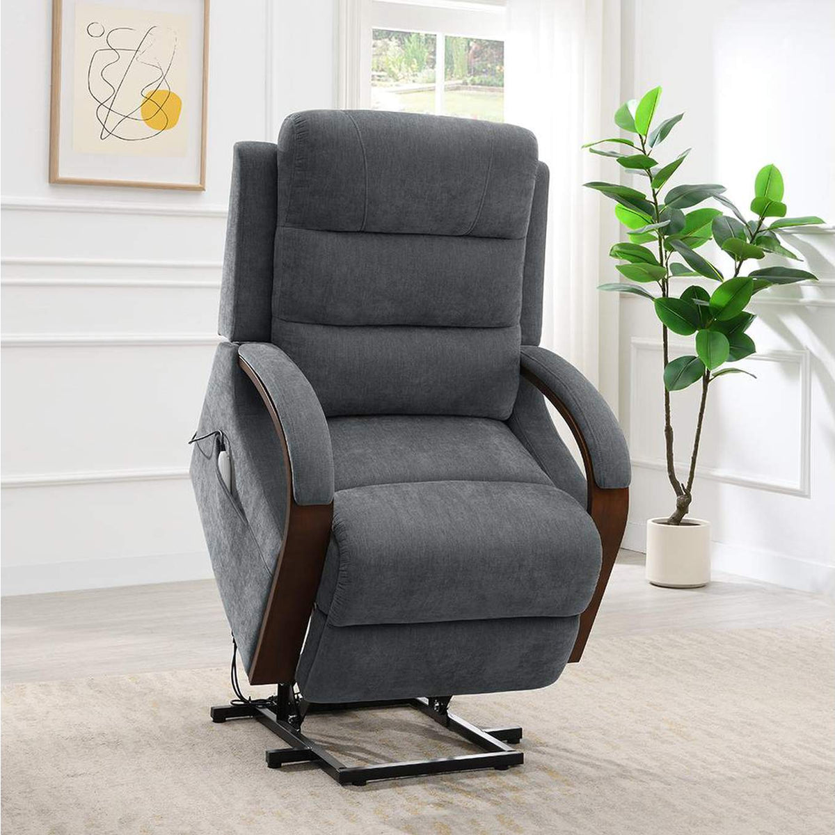 LV02872 Kayla Power Recliner with Lift and Heating and Massage