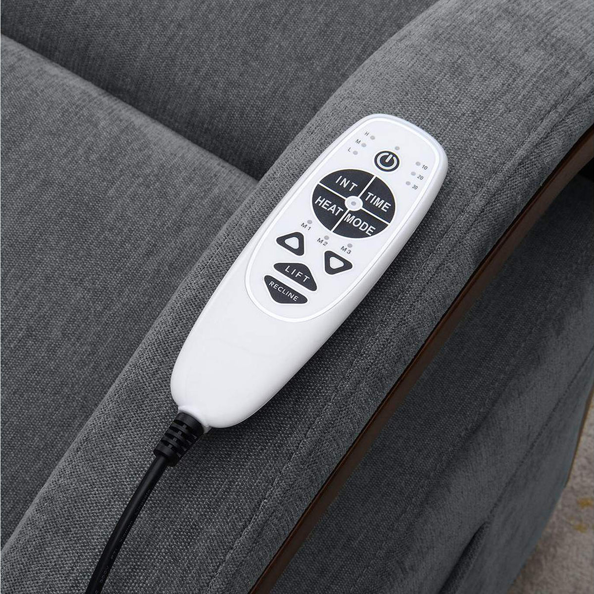 LV02872 Kayla Power Recliner with Lift and Heating and Massage