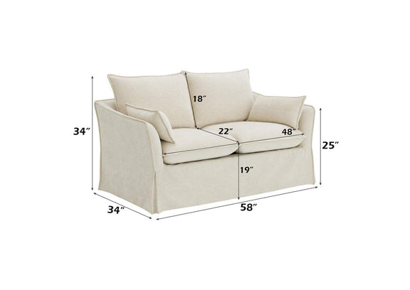 LV02911 Shane Loveseat with 2 Pillows