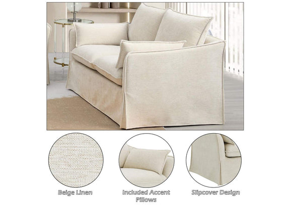 LV02911 Shane Loveseat with 2 Pillows