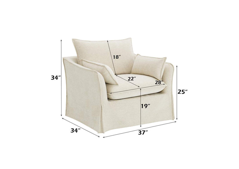 LV02912 Shane Chair with 2 Pillows
