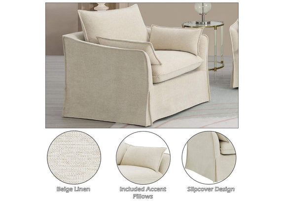 LV02912 Shane Chair with 2 Pillows