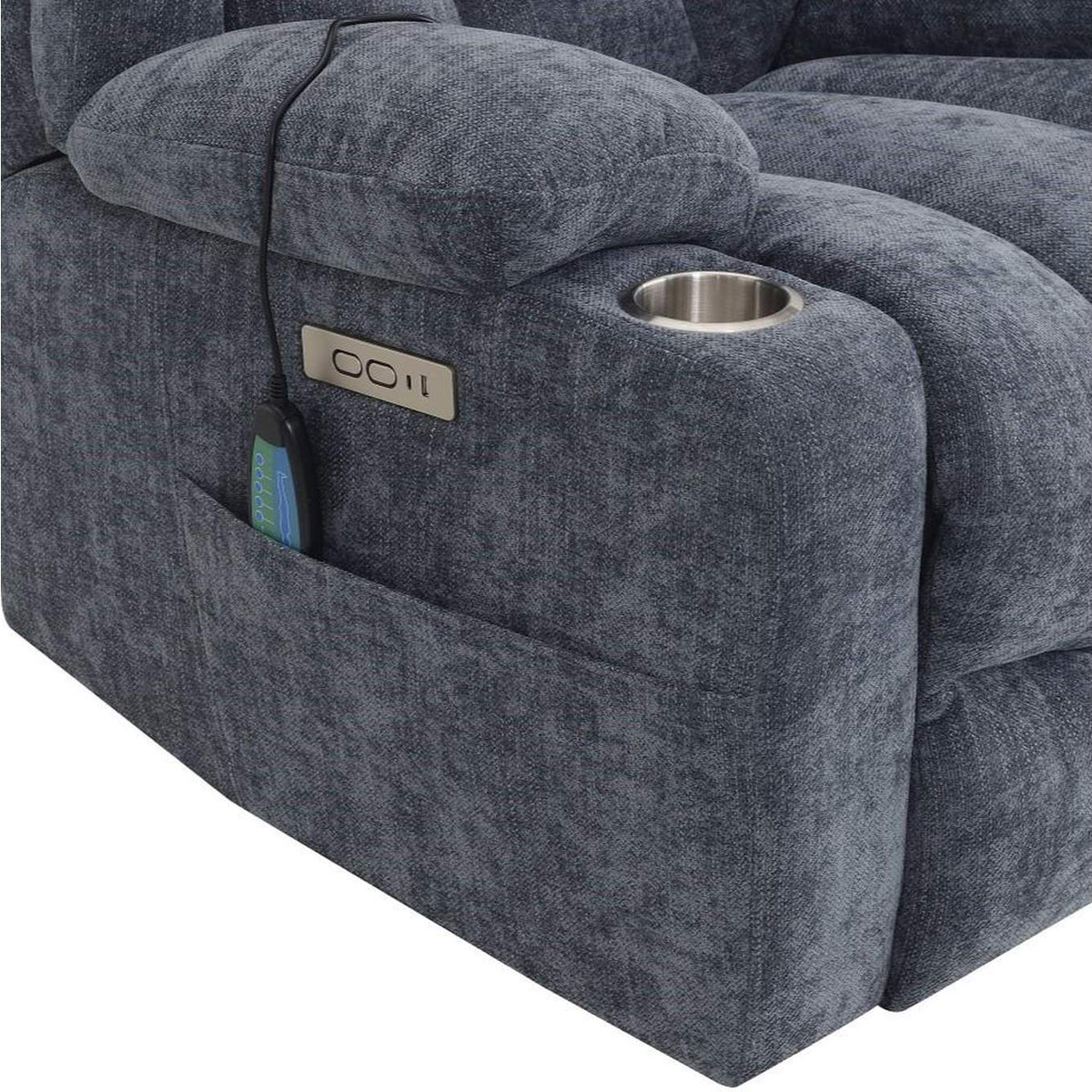 LV02996 Omarion Power Recliner with Lift, Heating and Massage