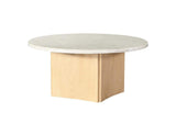 LV03005 Qwin Coffee Table with Marble Top